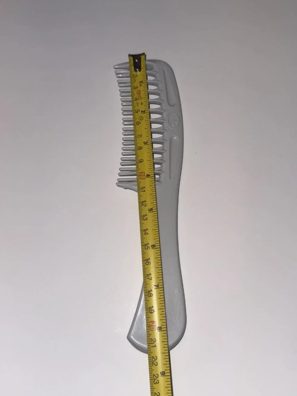 Vintage Goody Unbreakable Detangler Super Comb Grey Plastic 450 Double Row